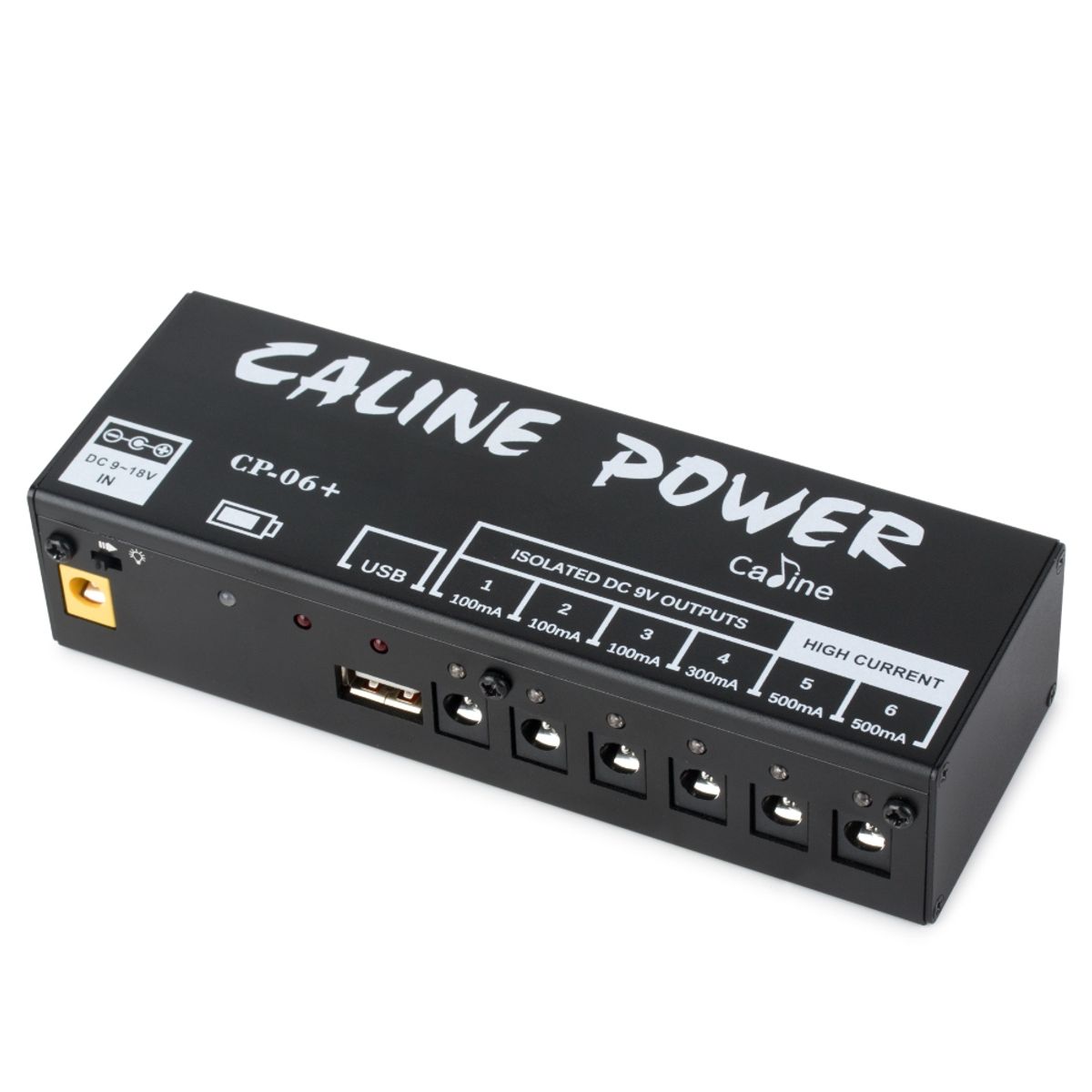 CALINE - FUENTE DE ALIMENTACION PORTATIL Y RECARGABLE PARA EFECTOS DE GUITARRA