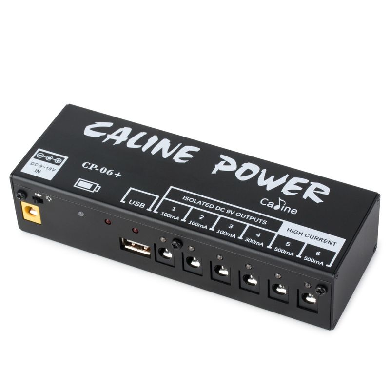 CALINE - FUENTE DE ALIMENTACION PORTATIL Y RECARGABLE PARA EFECTOS DE GUITARRA