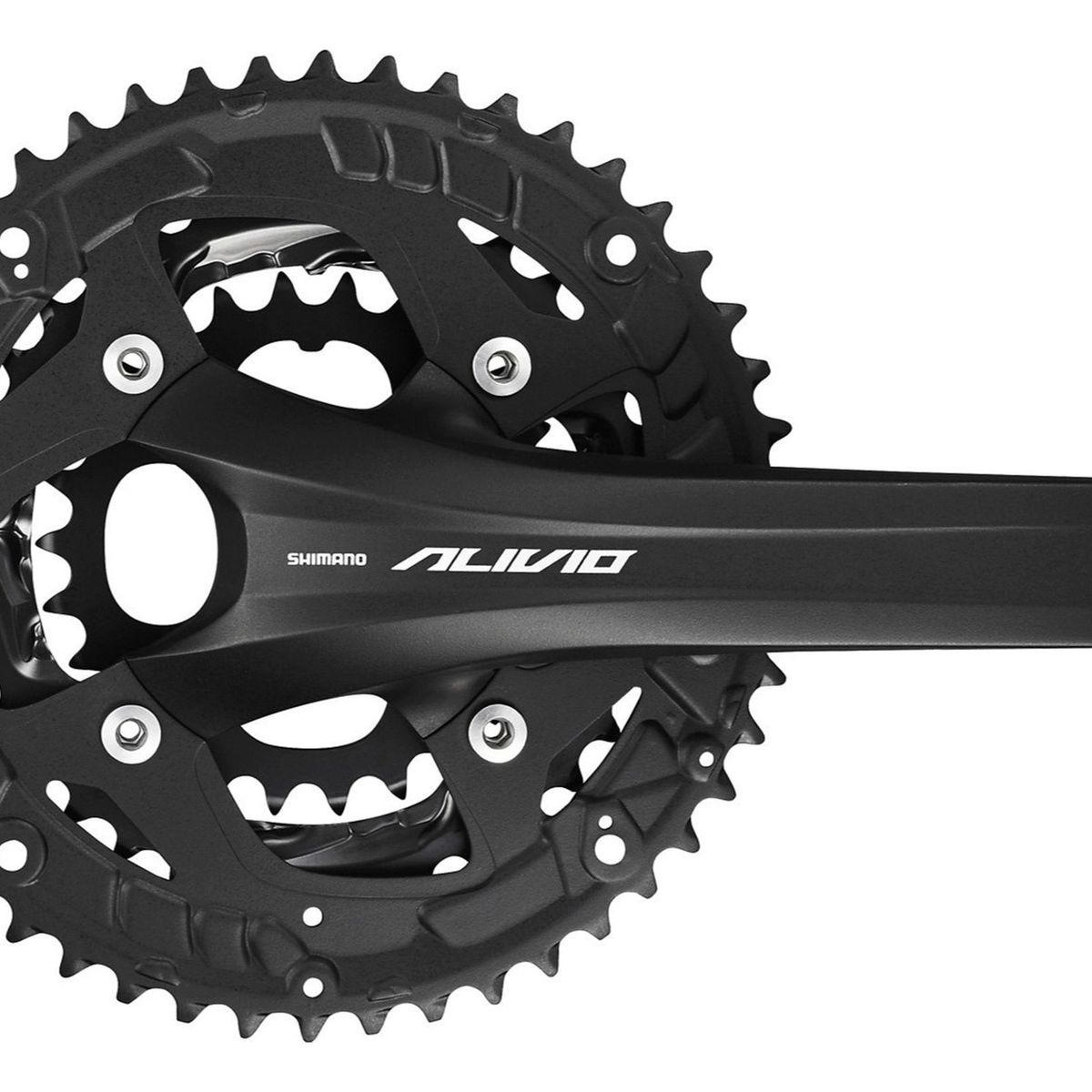 SHIMANO - Volante Shimano Fc-t4060 Alivio, 175mm 44x32x22t Negro