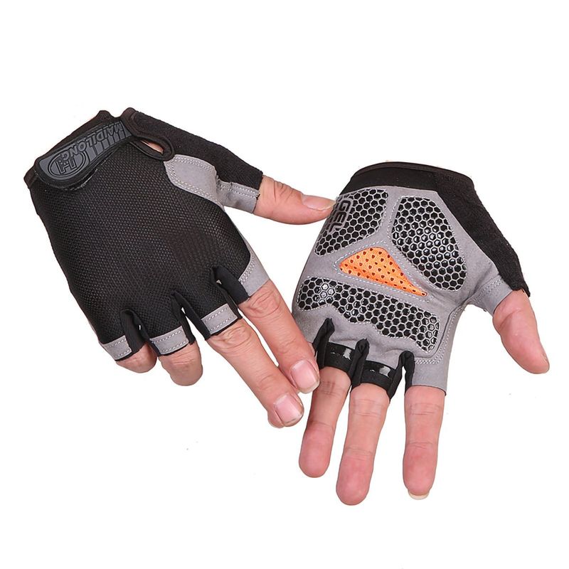 GENERICO - Talla L Transpirable Guantes Deportivos Ciclismo Mujer Y Hombre Gym