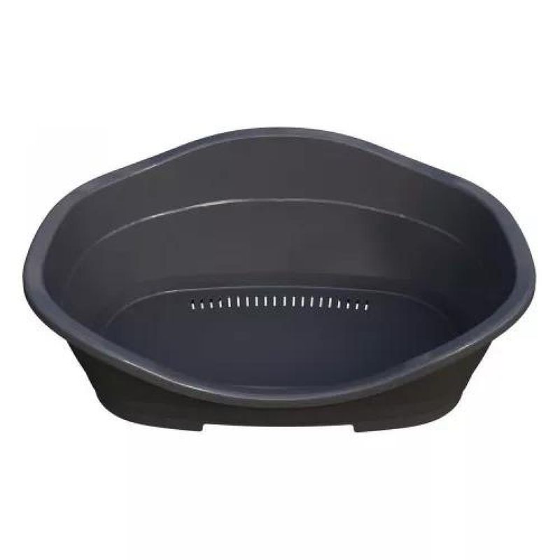 GENERICO - Cama de plástico para mascotas mediana negro