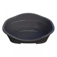 GENERICO - Cama de plástico para mascotas mediana negro