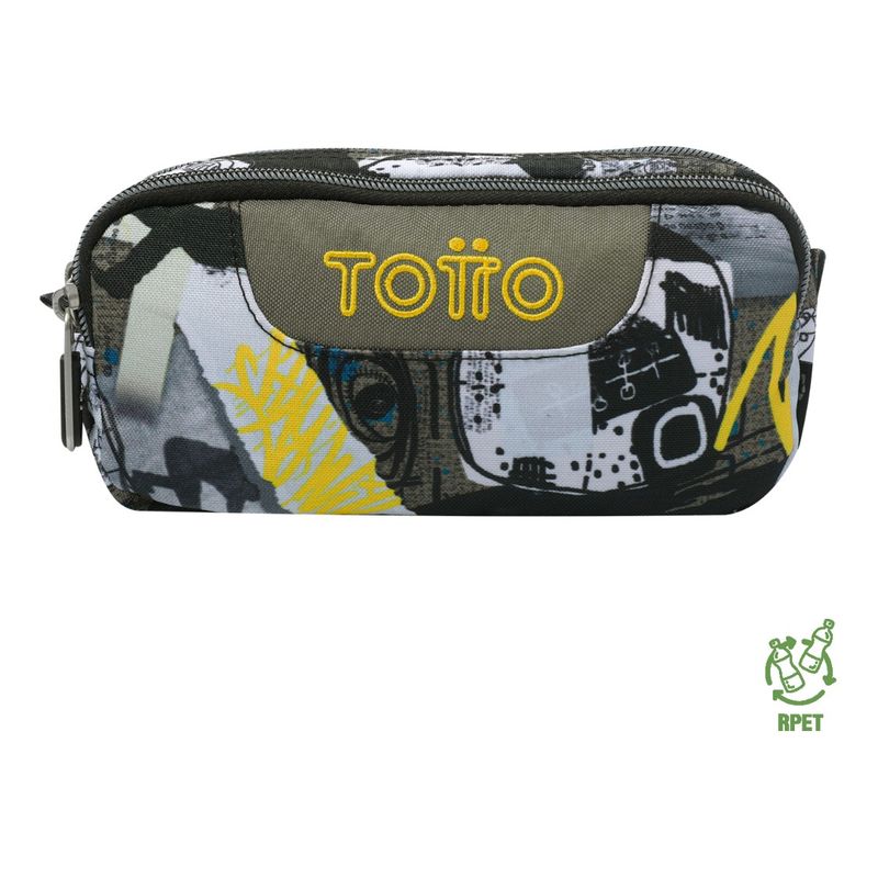 TOTTO - Totto Estuche Escolar para Lapices Rpet Impermeable Eco003