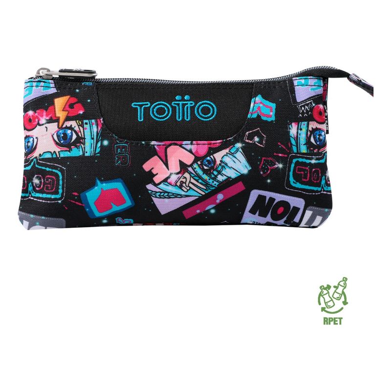 TOTTO - Totto Estuche Escolar para Lapices Rpet Impermeable Eco012