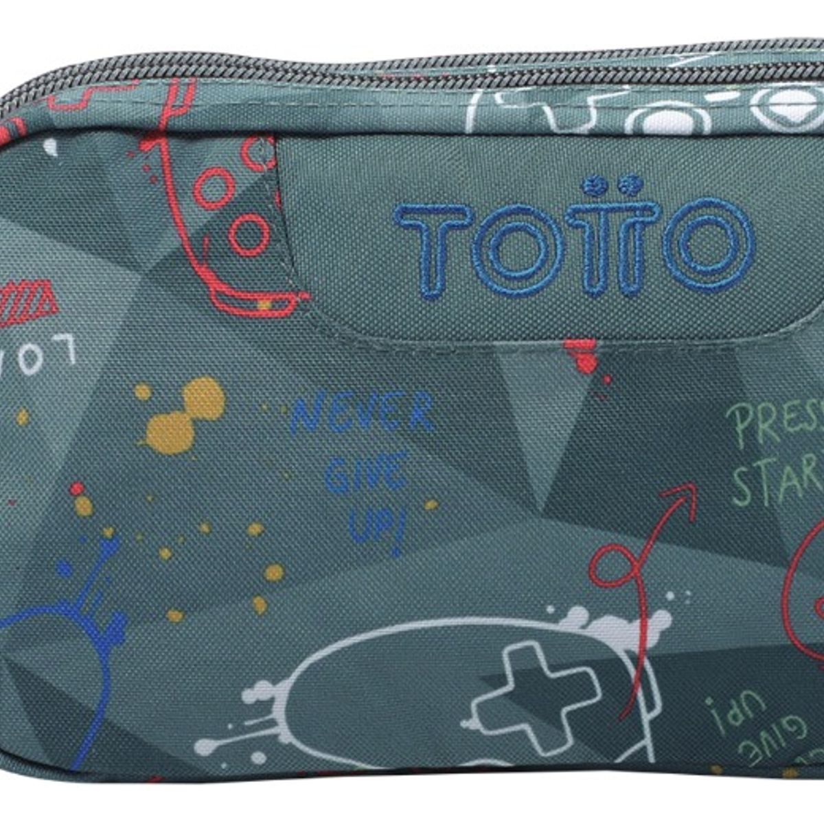 TOTTO - Estuche Totto Escolar para Lapices Impermeable Rpet de Niños