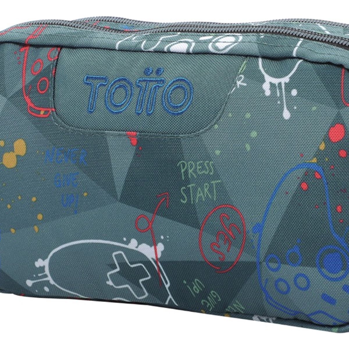 TOTTO - Estuche Totto Escolar para Lapices Impermeable Rpet de Niños