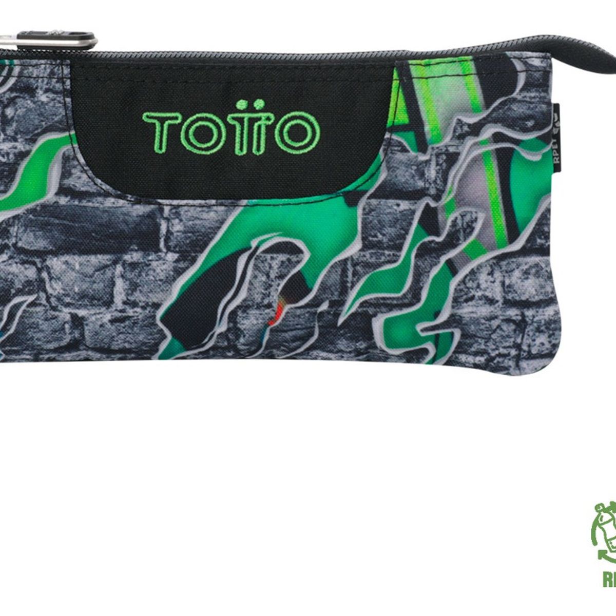 TOTTO - Totto Estuche Escolar para Lapices Rpet Impermeable Tab242