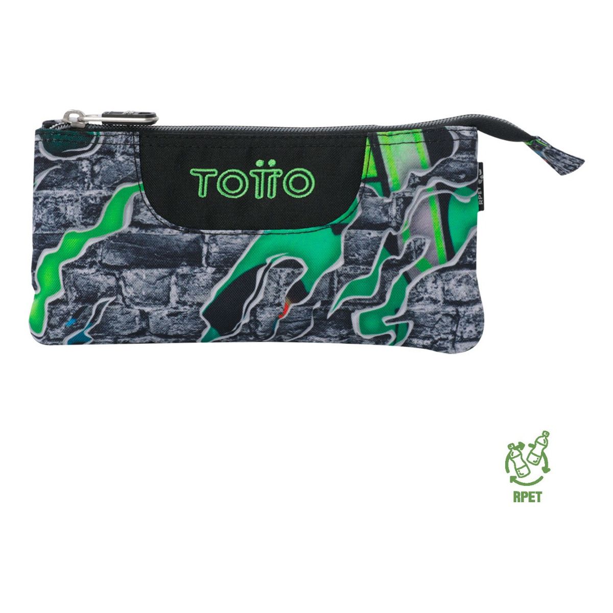 TOTTO - Totto Estuche Escolar para Lapices Rpet Impermeable Tab242