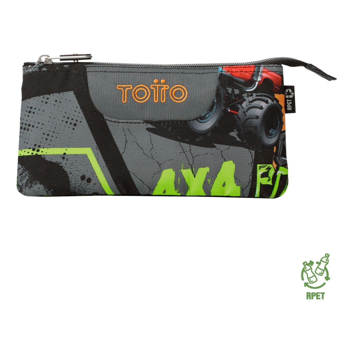 TOTTO - Totto Estuche Escolar para Lapices Rpet Impermeable Tab242