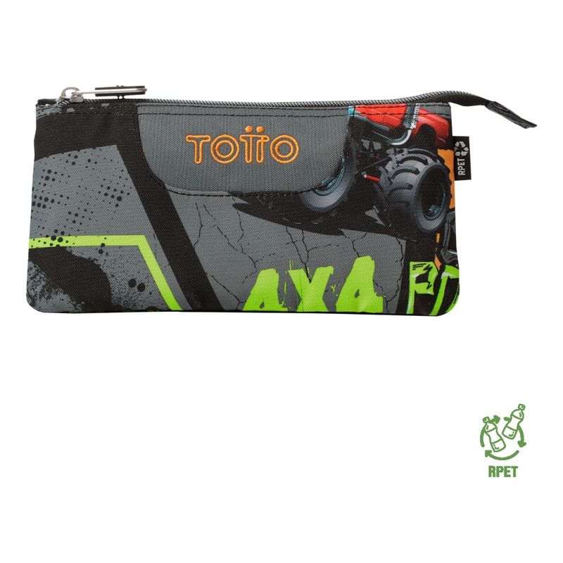 TOTTO - Totto Estuche Escolar para Lapices Rpet Impermeable Tab242