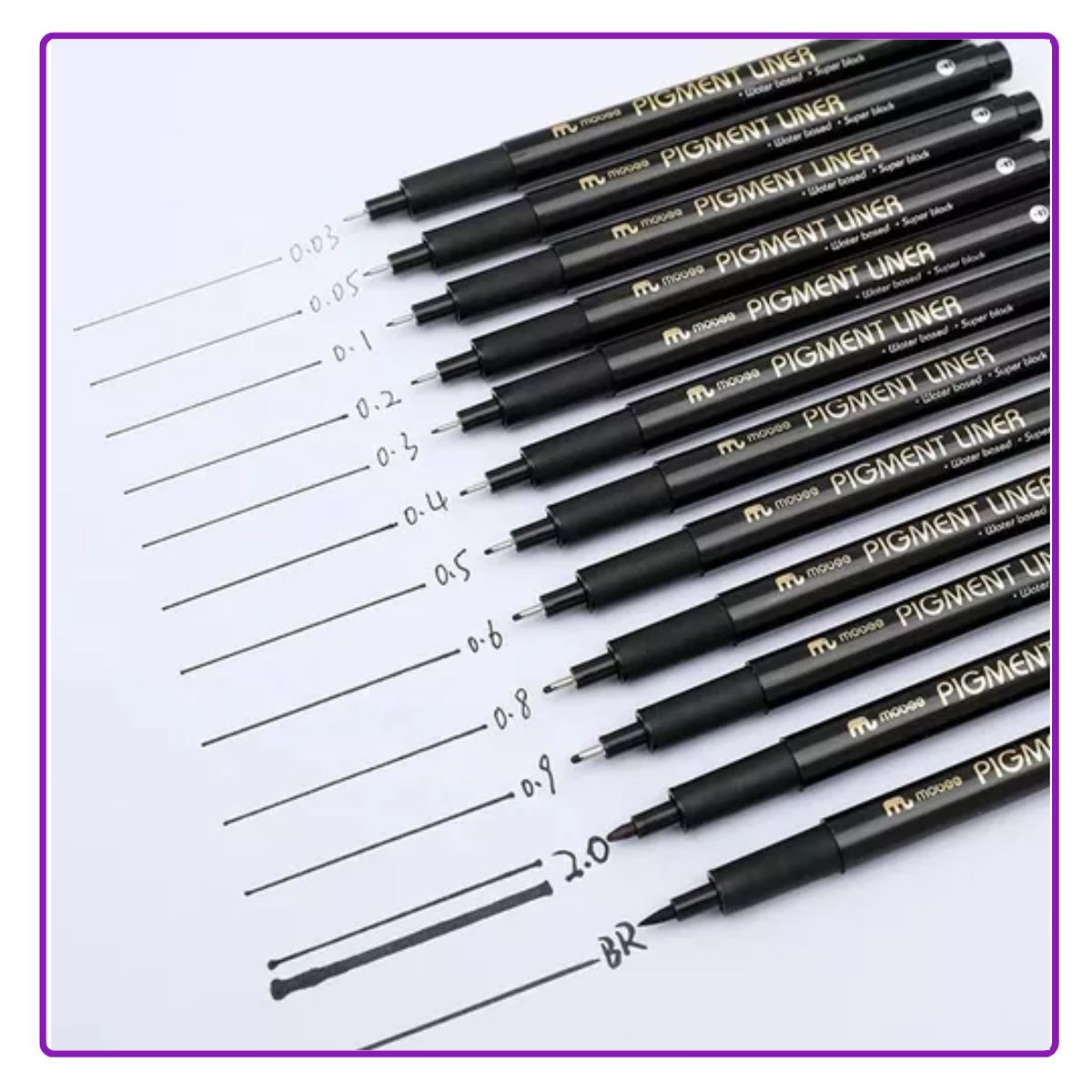 GENERICO - MARCADORES TIRALINEA HOBY 12 UNIDADES