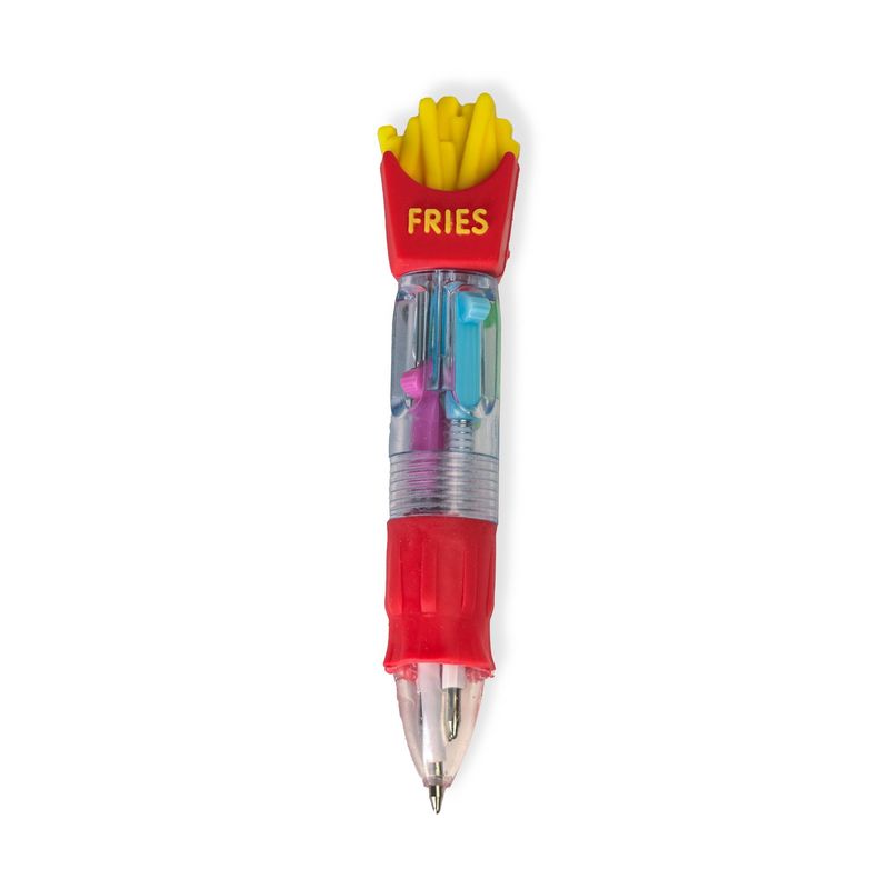 CHINITOWN - Lápiz Diseño Papas Fritas Cuatro Colores 10cm Chinitown