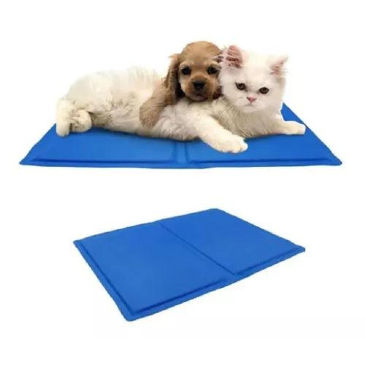 GENERICO - Manta refrescante pet cool mat 30x40 cm mascotas azul