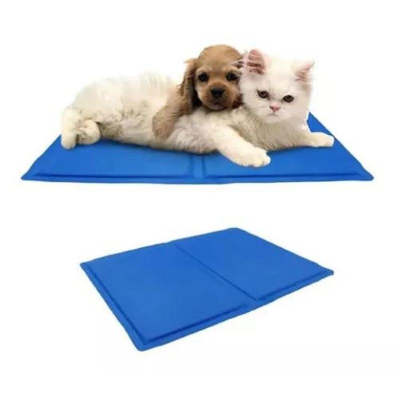 GENERICO - Manta refrescante pet cool mat 30x40 cm mascotas azul