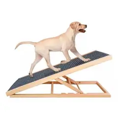 GENERICO - Rampa antideslizante ajustable para perros