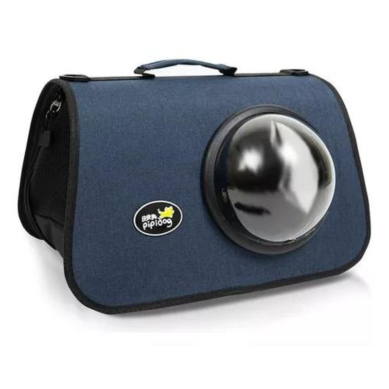 GENERICO - Bolso de transporte cápsula para mascotas  azul
