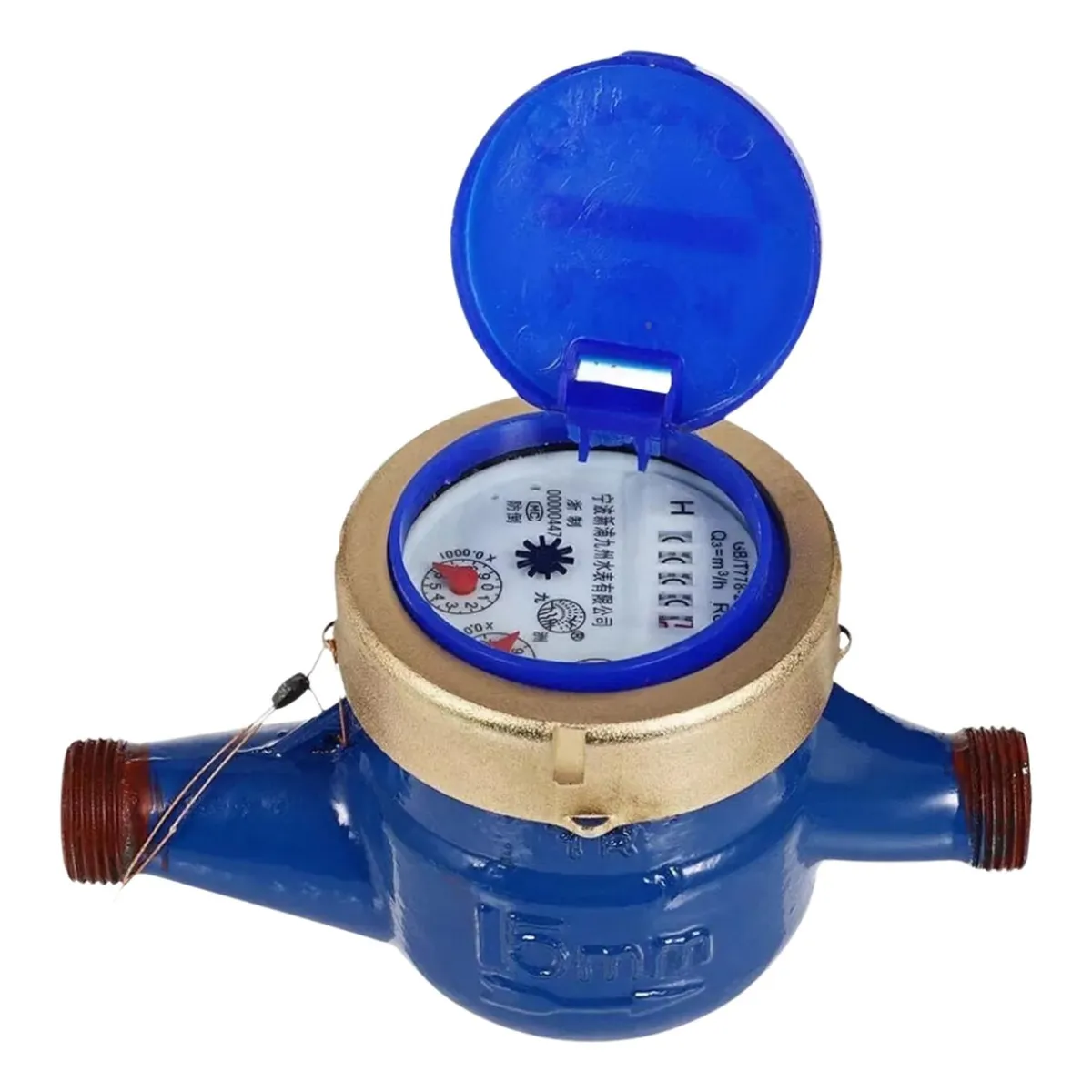 IMPORTCLICK - Medidor Agua Remarcador Uso Interno Doméstico Conexión 15 MM