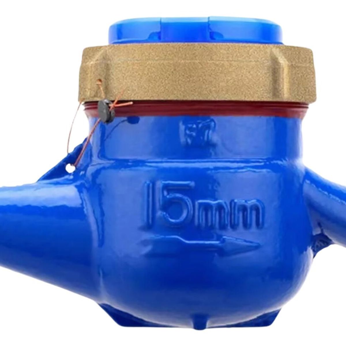 IMPORTCLICK - Medidor Agua Remarcador Uso Interno Doméstico Conexión 15 MM