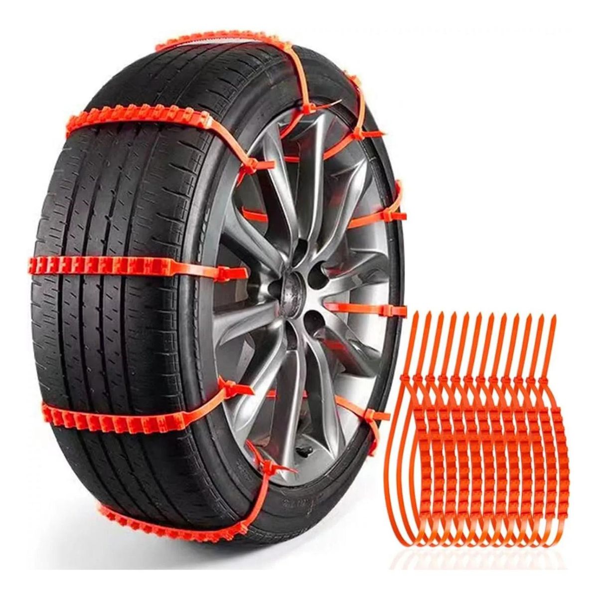 IMPORTCLICK - Pack 40 Cadenas Neumático Automóvil Universal Antideslizante