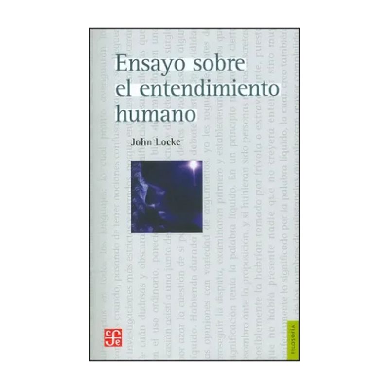 TOP10BOOKS - LIBRO ENSAYO SOBRE EL ENTENDIMIENTO HUMANO / FCE MEXICO / LOCKE JOHN