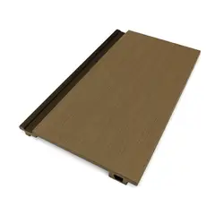 KLIK - Pack de 5 Revestimientos Siding Plano WPC exterior Color Gri