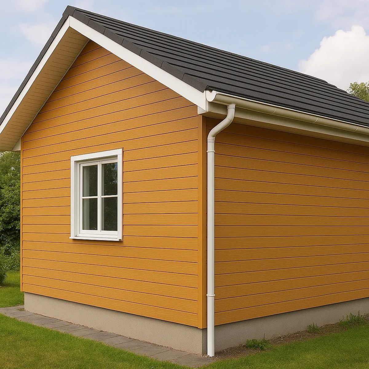 Pack de 5 Revestimientos Siding Plano WPC exterior Color Mad, marca KLIK - Foto 2