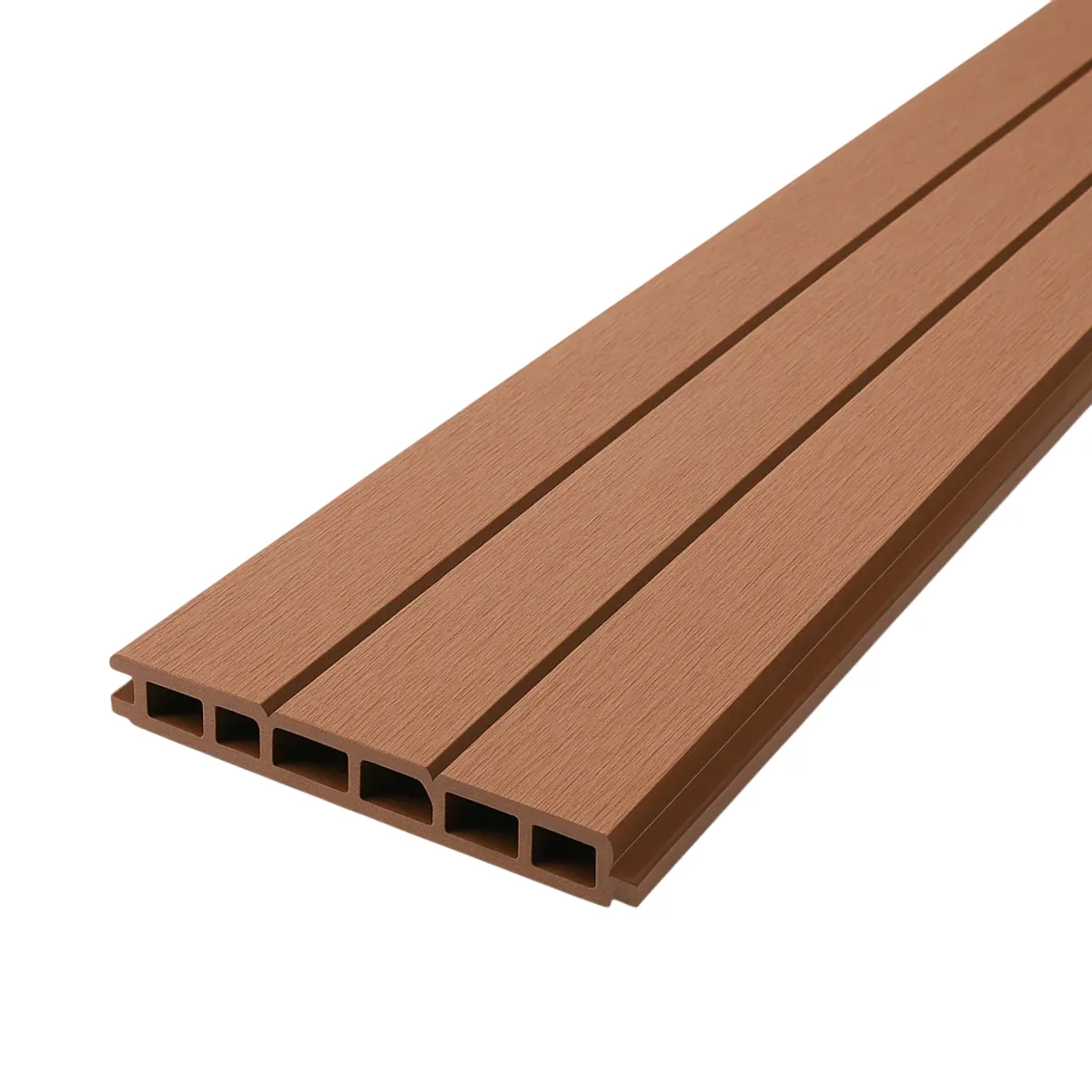 Pack de 5 Revestimientos Siding WPC exterior Color Madera Cl, marca KLIK - Foto Principal