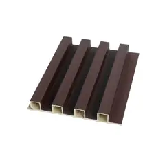 KLIK - Pack de 16 Revestimientos Siding WPC interior color Chocolat