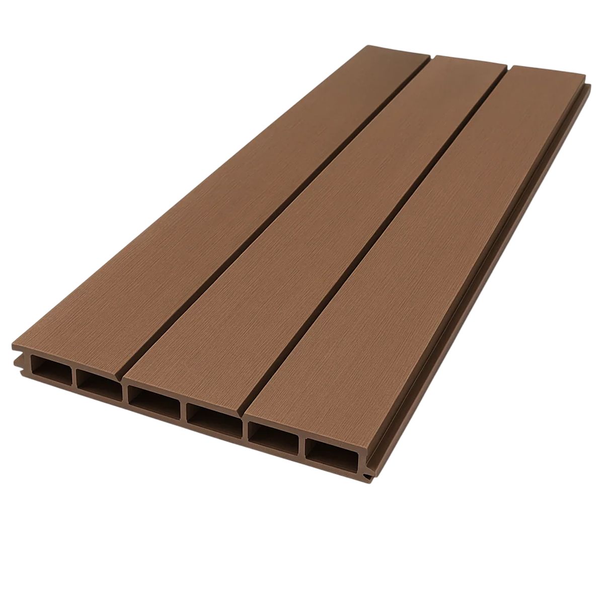 KLIK - Pack de 5 Revestimientos Siding WPC exterior Color Gris Oscuro