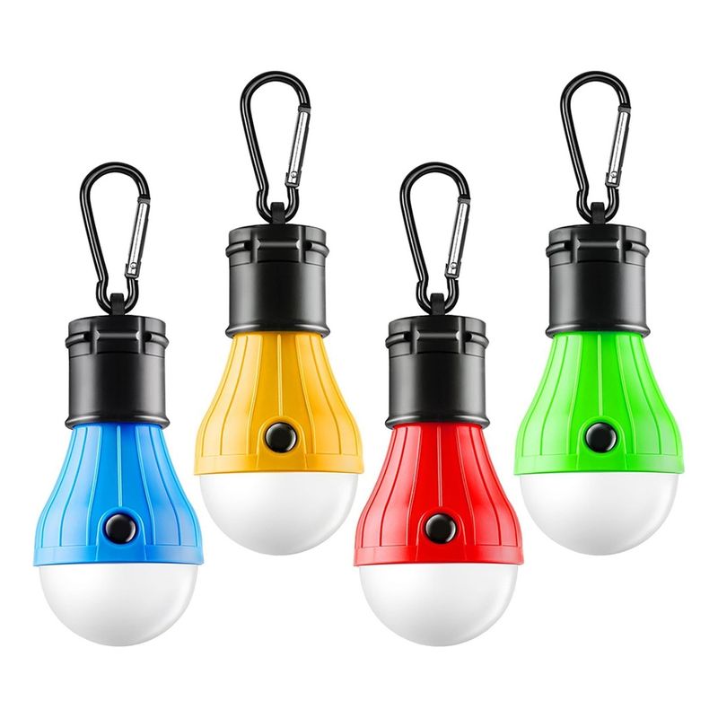 GENERICO - 4 Piezas 3 Modos De Iluminación Led Bombilla De Camping