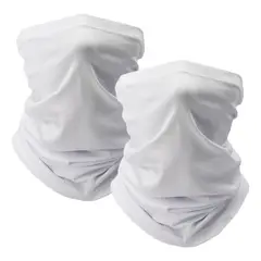 GENERICO - Protección Uv 2 Pcs Blanco Protección Solar Bufanda Facial
