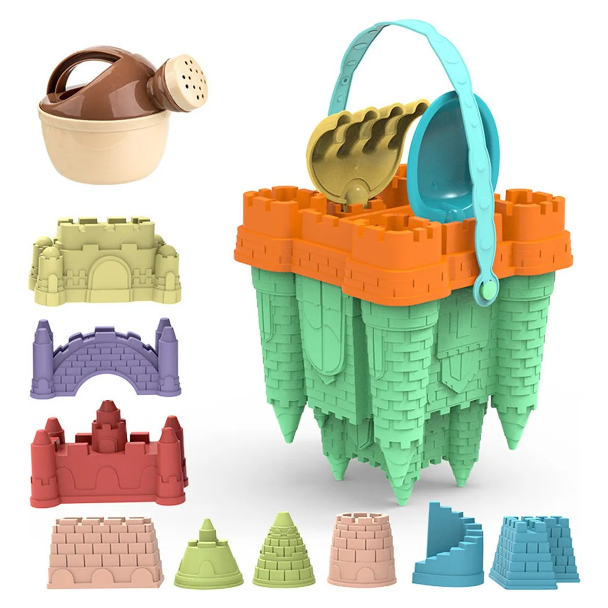 GENERICO - Juego De Juguetes De Playa Castillo Regalo Para Niños 14pzs