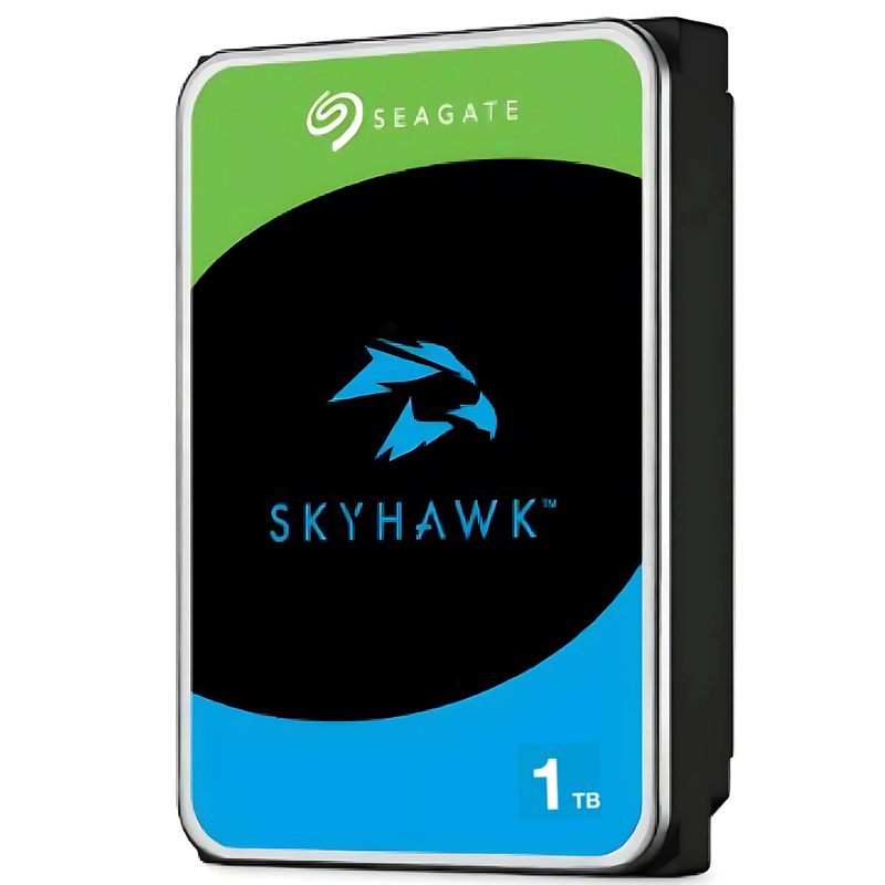 SEAGATE - Disco duro HD Seagate Skyhawk 1TB SATA 256MB 3.5 5400RPM