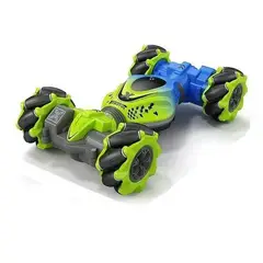 GENERICO - Auto loco 4x4 trucos pro con control 24G verde