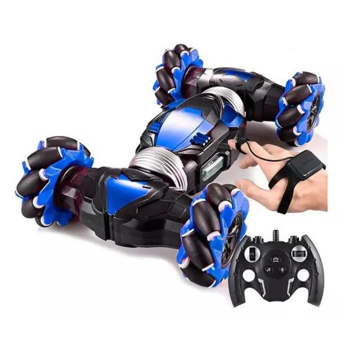 GENERICO - Auto control remoto con sensor de movimiento control por gesto 360 negro