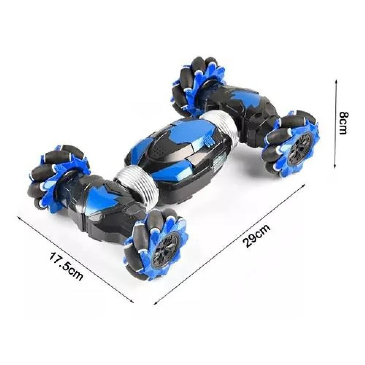 GENERICO - Auto control remoto con sensor de movimiento control por gesto 360 negro