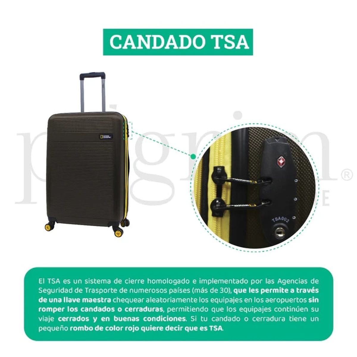 GO TRAVEL - Par Mini Candados Tsa Llave Go Travel GT339