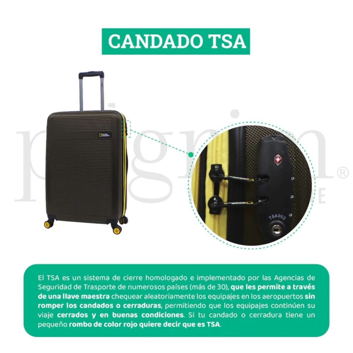 GO TRAVEL - Par Mini Candados Tsa Llave Go Travel GT339