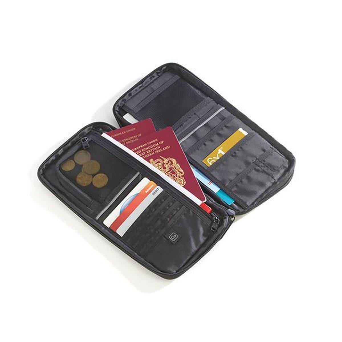 GO TRAVEL - Organizador de Documentos Con Bloqueo Rfid Go Travel GT674