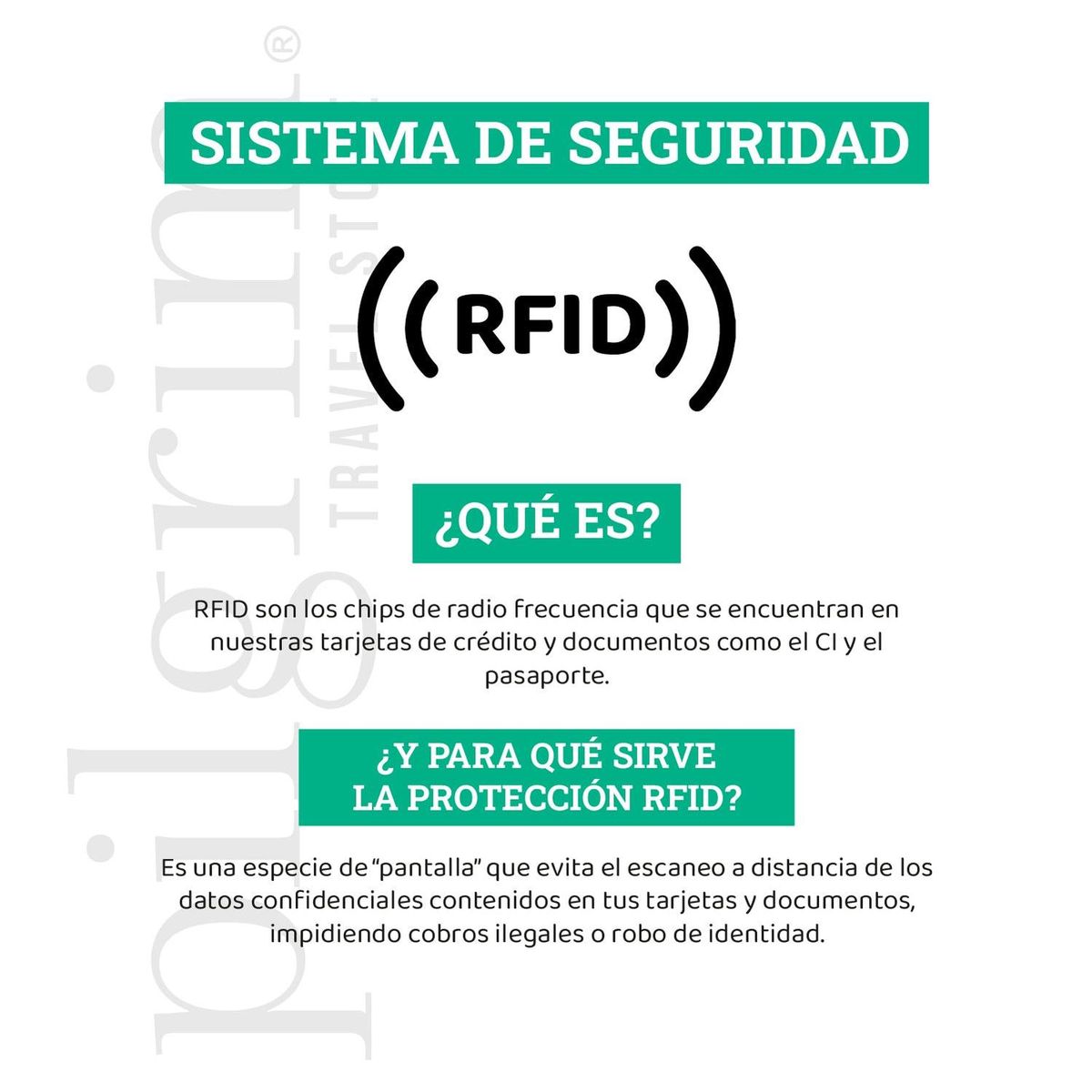 GO TRAVEL - Organizador de Documentos Con Bloqueo Rfid Go Travel GT674