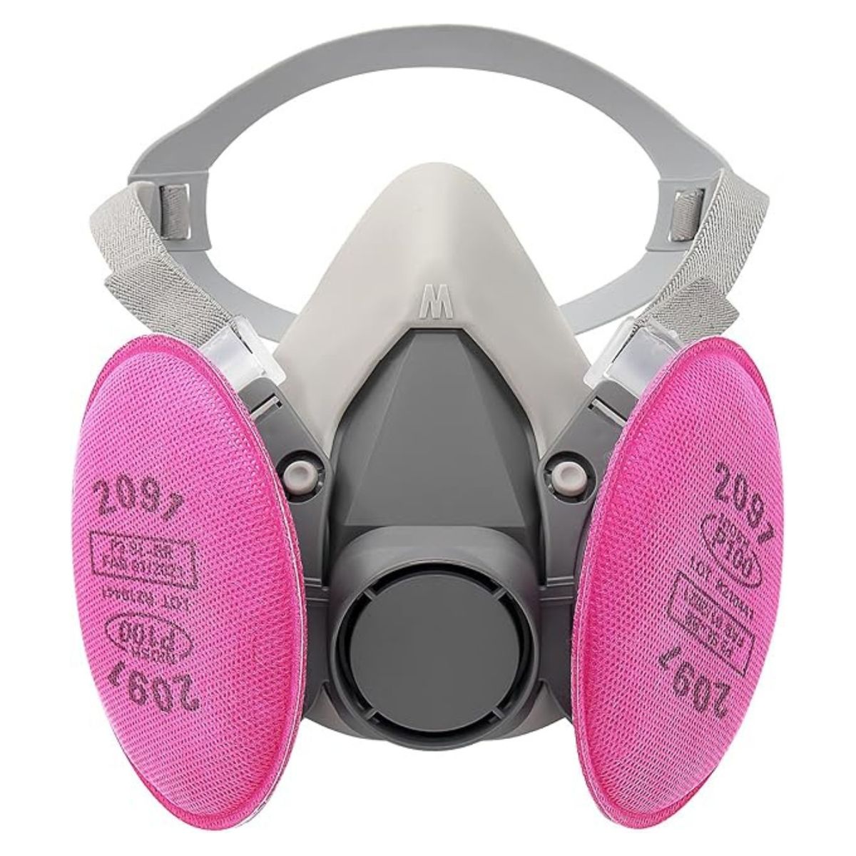 GENERICO - Mascara Respirador Reutilizable Antipolvo Quimicos 4 Filtros