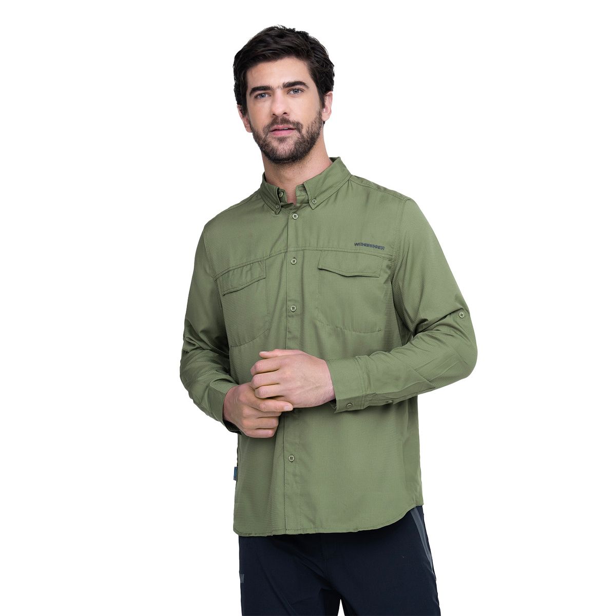 WEINBRENNER - Camisa Hombre Weinbrenner Bund Verde
