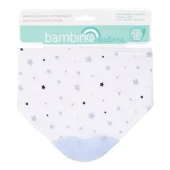 BAMBINO - Babero Mordedor Blanco Space Niño