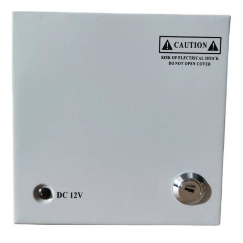 GENERICO - Fuente De Poder 12v 10A Para Camaras Con Gabinete y Distribución X9