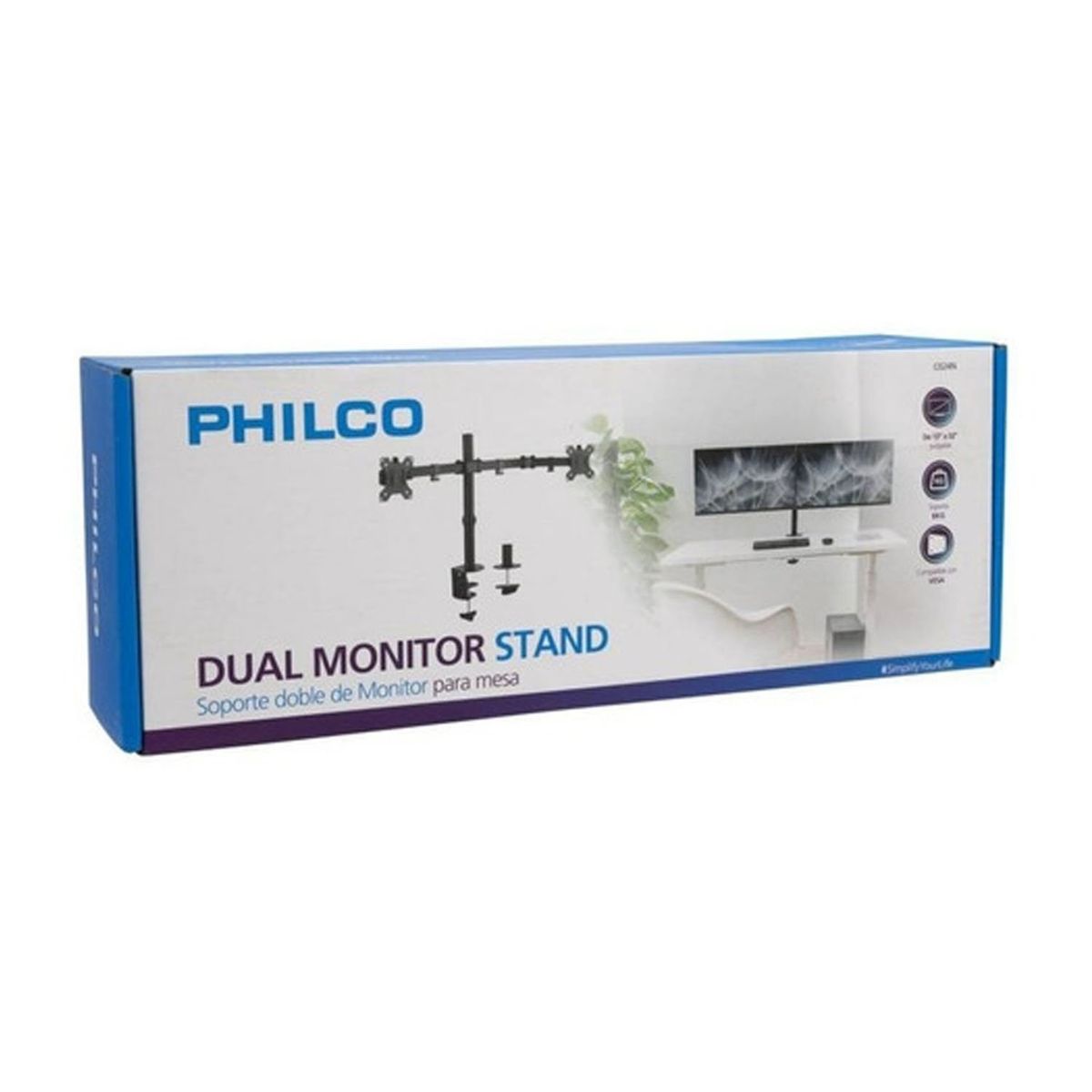 PHILCO - Base Doble Para Monitor 13  A 32 Philco 024n