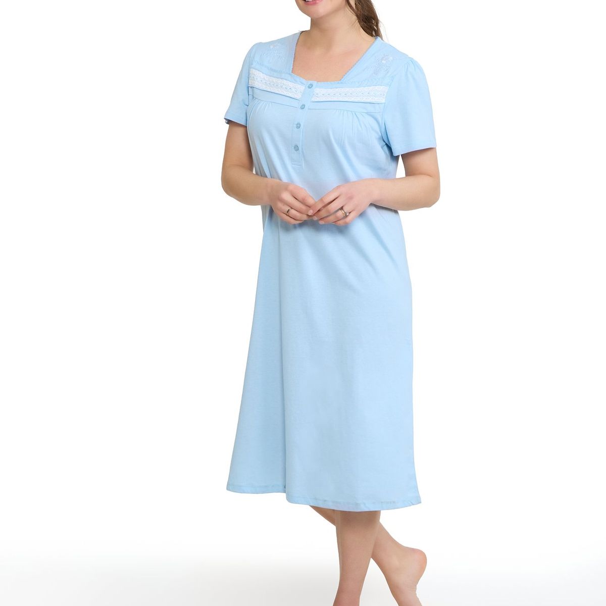 BECKIL - BECKIL COD 715 CAMISA  ALGODON JERSEY MANGA CORTA