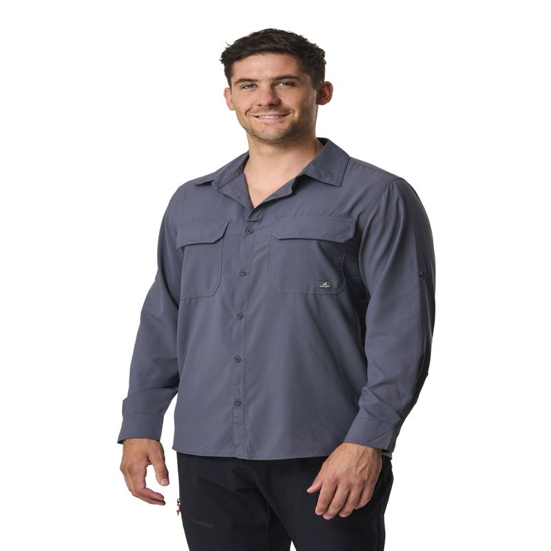 ANDESGEAR - Camisa Hombre Rupanco Ls Gris Andesgear
