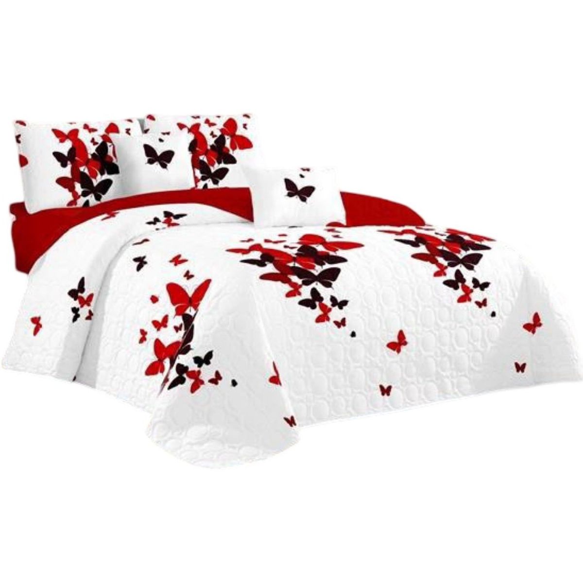 GENERICO - Cubrecama Quilt Plaza y Media Verano Fresco 11n18