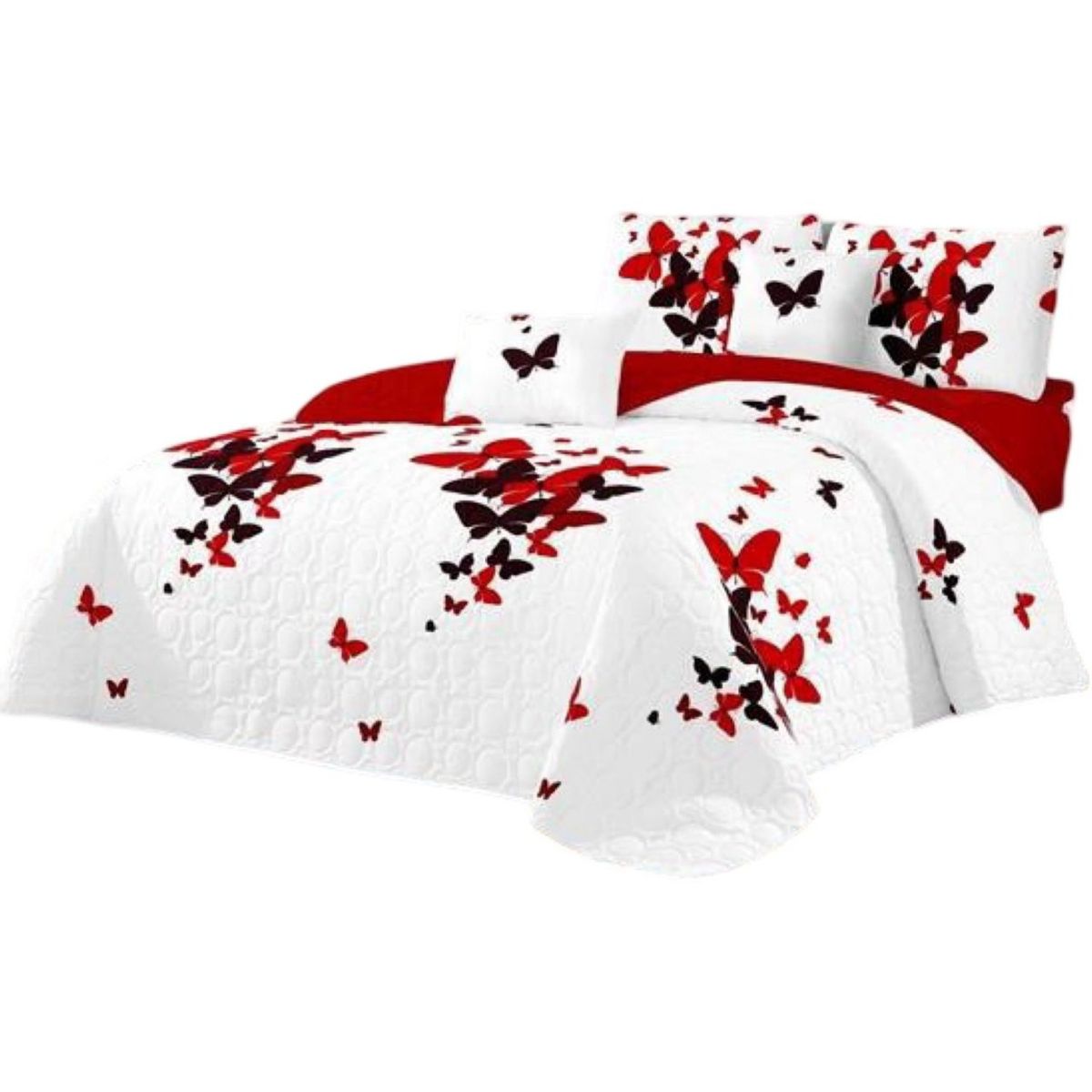 GENERICO - Cubrecama Quilt Plaza y Media Verano Fresco 11n18