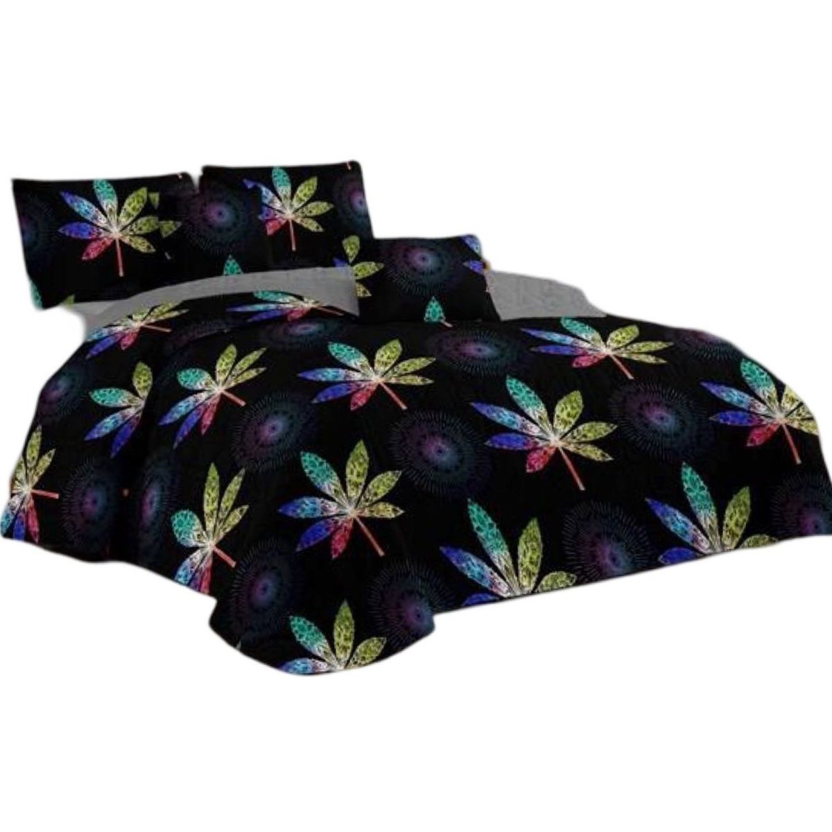 GENERICO - Cubrecama Quilt Plaza y Media Verano Fresco 11n44